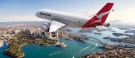 O Airbus A380 sobrevoando Sydney